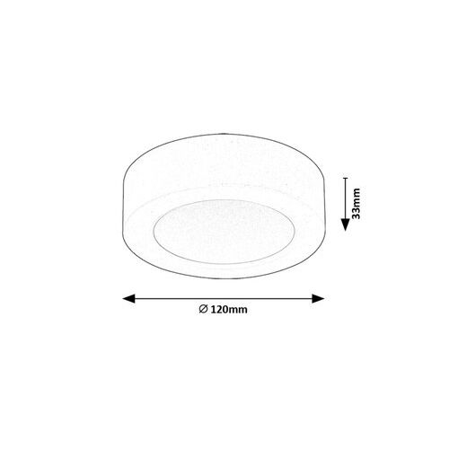 Rabalux Shaun2 ugradna plafonska lampa 120mm  71198 slika 2