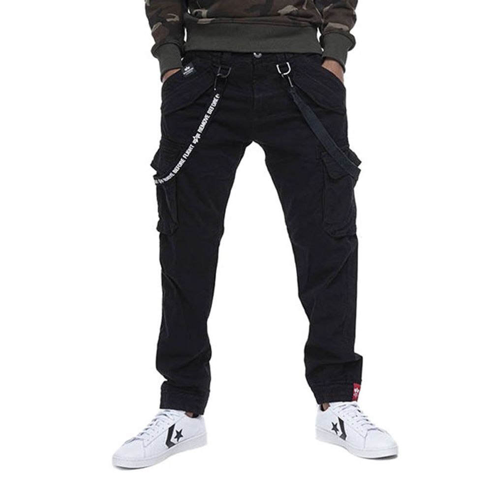 Alpha Industries Muške hlače Cargo Utility, Crne slika 1
