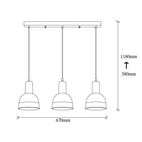 Berceste - 183WHITE-S1 White Chandelier slika 3