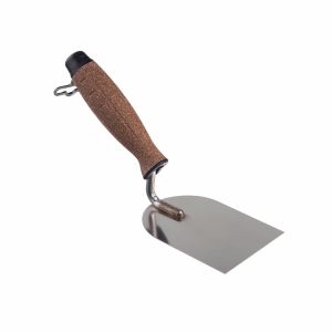 AWTools lopatica za štukature od nehrđajućeg čelika s drškom od pluta 50mm