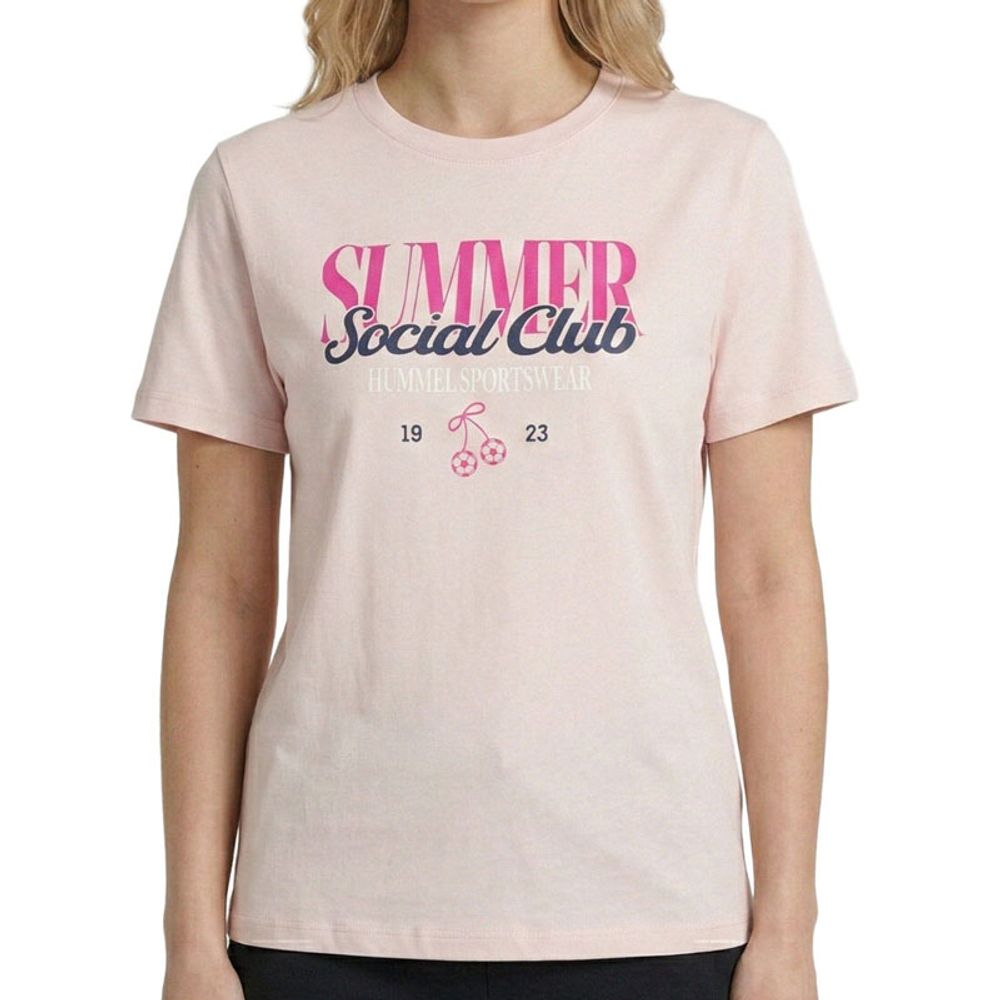 Hummel Ženska majica kratkih rukava Recuento T-Shirt S/S, Roza slika 1