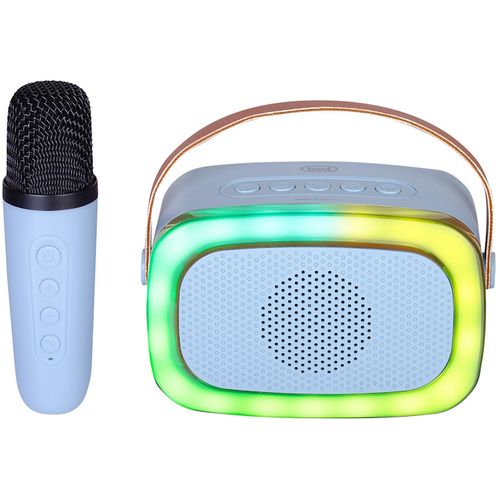 TREVI karaoke 10W, mini dimenzije, disco rasvjeta, mikrofon, plave XR 8A01 slika 1