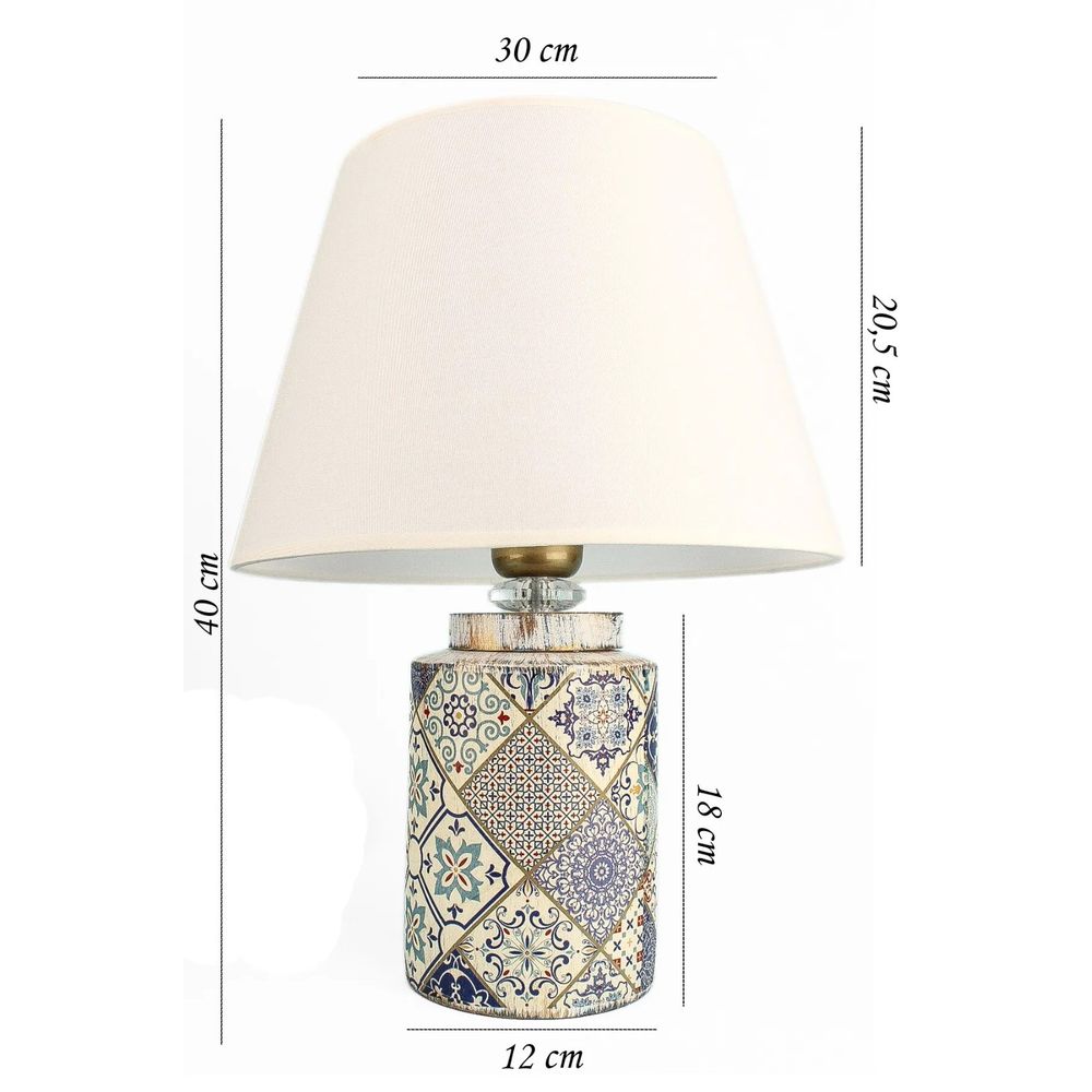 YL686 Bijela Stolna Lampa slika 3