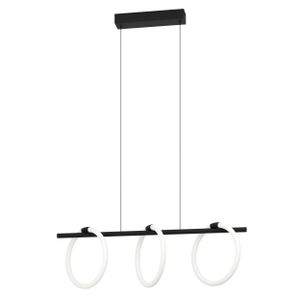 Eglo visilica/3, LED, 3x9W, crna/bijeli prsteni 'CARANACOA'