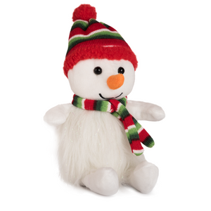 AMEK Plišana igračka Snješko sa Božićnim šalom 22cm