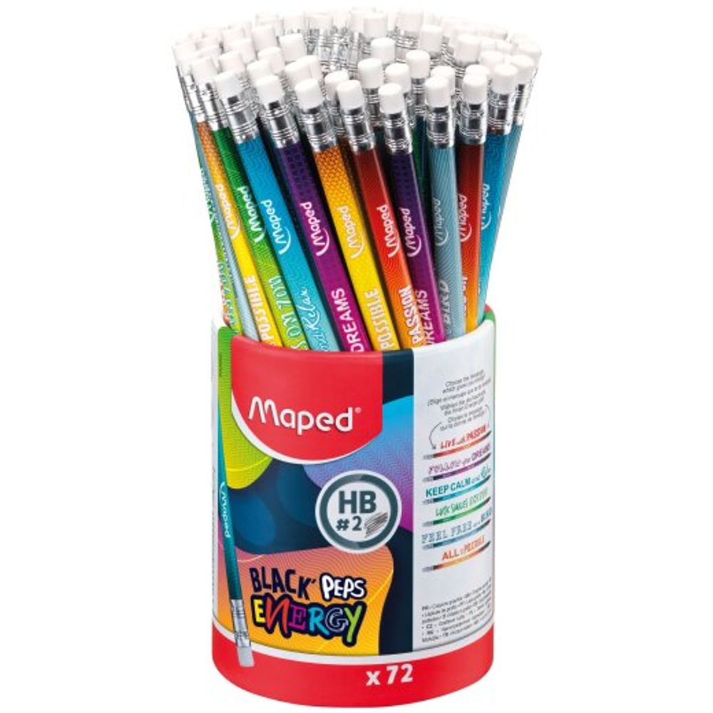Maped Olovka grafitna 72/1 sa gumicom ENERGY slika 1