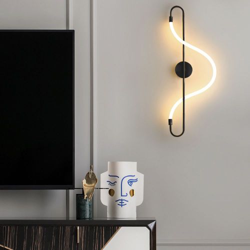 TOOLIGHT APP857-W Duga crna LED zidna svjetiljka slika 11