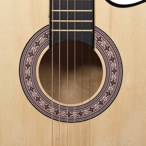 Akustična gitara Western s prorezom i 6 žica 38 " od drva lipe slika 10