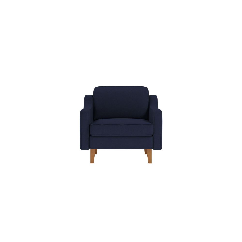 Fotelja Sofa Robin 1 - noćno plava orahova slika 2