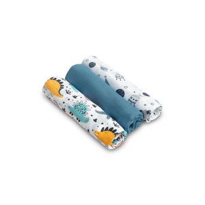 Muslin pelene 3 kom – plava