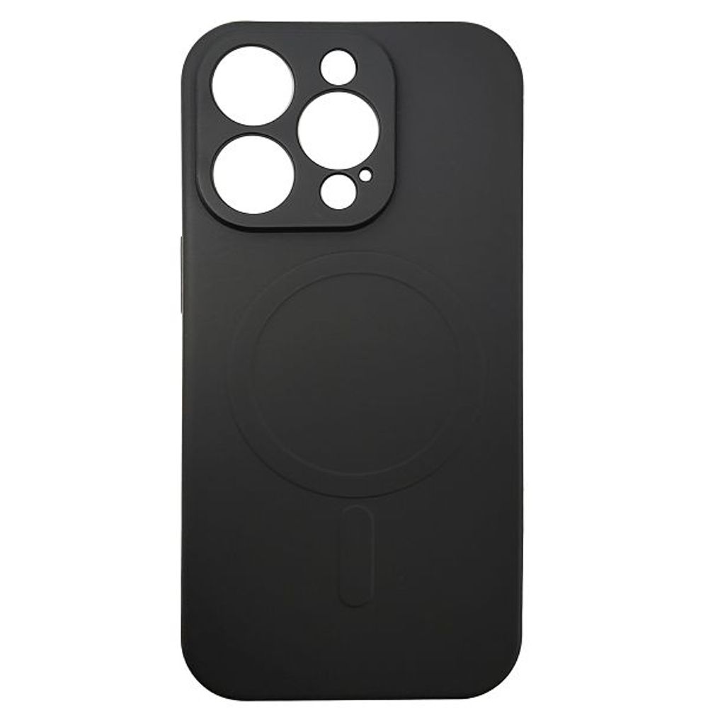 MM TPU IPHONE 16 PRO MAX SILICONE MIKRO MAGSAFE BLACK slika 1