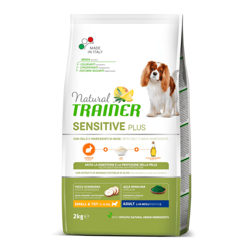 Trainer Natural Small &amp; Toy Sensitive No Gluten Zečetina 800 g slika 1