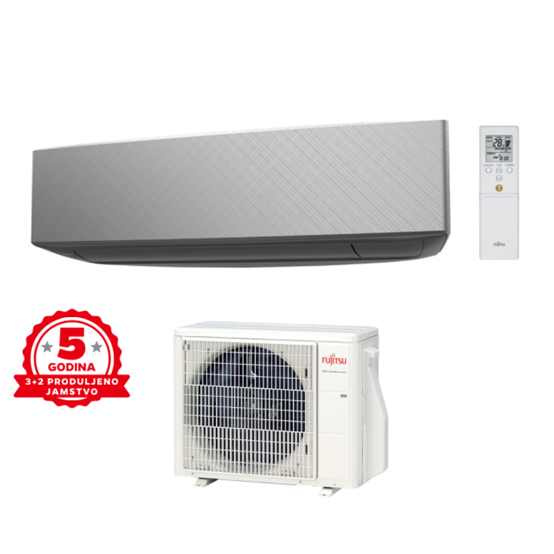 Fujitsu Fujitsu Design Inverter klima uređaj 3,4kW ASYG12KETE(B)/AOYG12KETA image