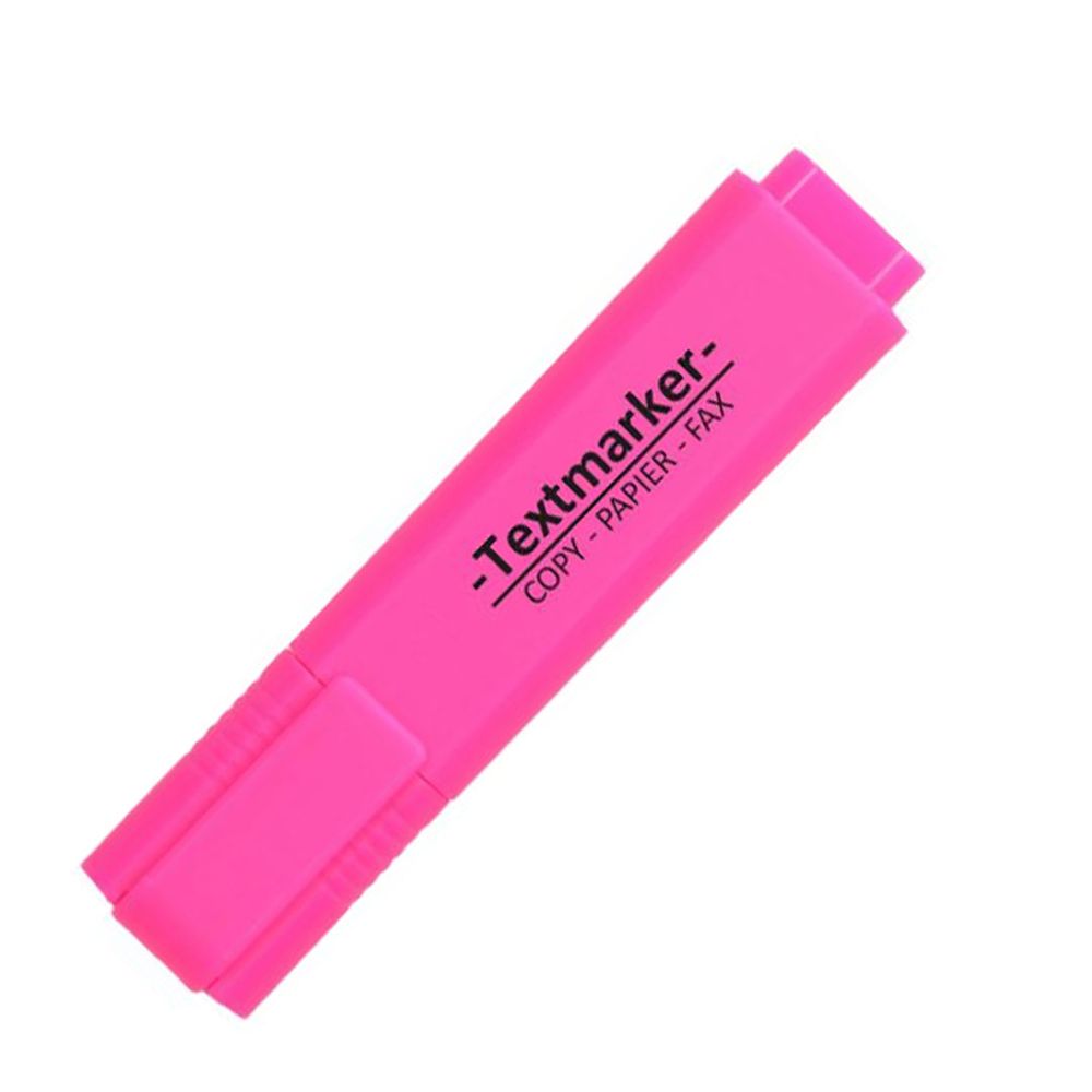 Textmarker kosi vrh, 408219, neon pink slika 1