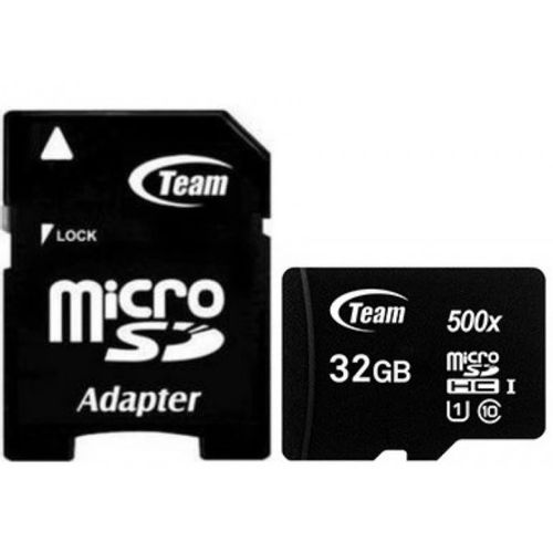 TeamGroup MICRO SDHC 32GB 100/20MB/s UHS-I U1 C10 +SD Adapter TUSDH32GCL10U03 slika 1