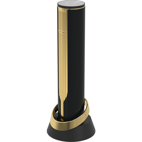 Prestigio Maggiore, smart wine opener, 100% automatic, opens up to 70 bottles without recharging, foil cutter included, premium design, 480mAh battery, Dimensions D 48*H228mm, black + gold color. slika 2