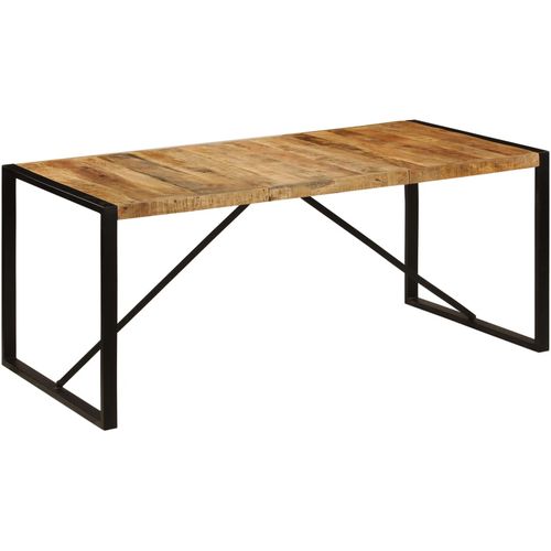 Blagovaonski stol od masivnog drva manga 180 x 90 x 75 cm slika 10