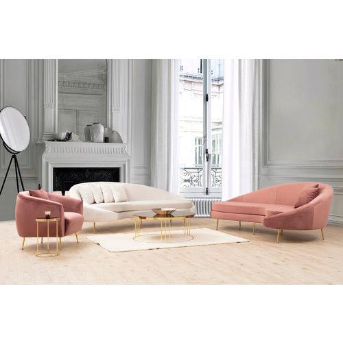 Atelier Del Sofa Trosjed ESES RIGHT ružičasta, Eses Right - Pink slika 3