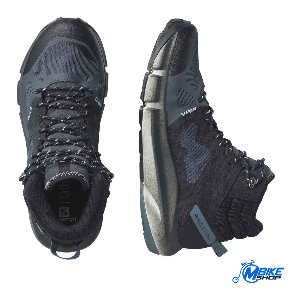 Salomon Muške patike Predict Hike MID GTX, Ebony/Black/Stormy Weather slika 4