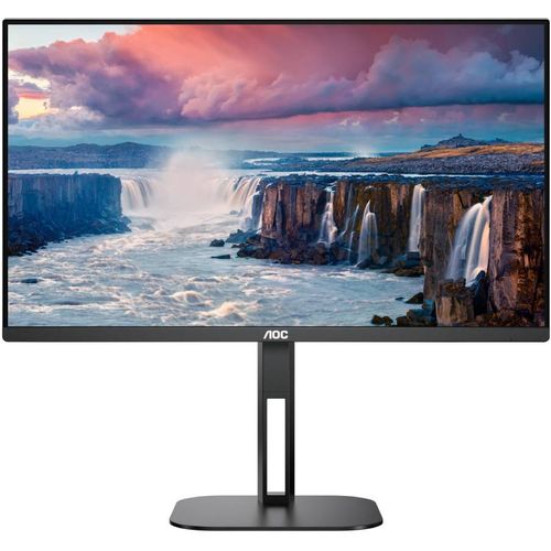 Monitor AOC 24V5C BK 23.8" IPS 1920x1080 75Hz 4ms GtG HDMI DP USB C Pivot visina zvučnici crna slika 1