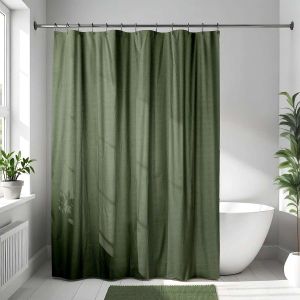 Tendance zavjesa za kadu 18x200 cm mikrofiber, khaki
