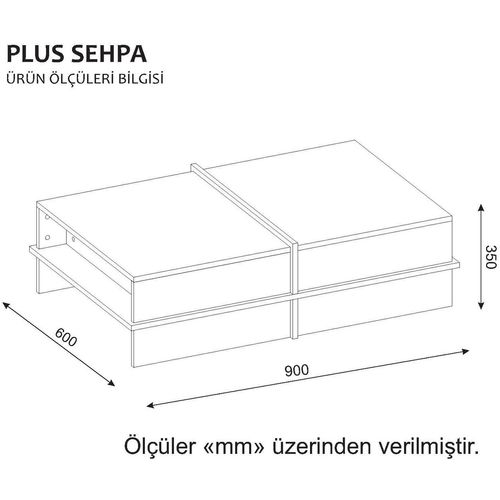 Plus - White, Walnut White
Walnut Coffee Table slika 3