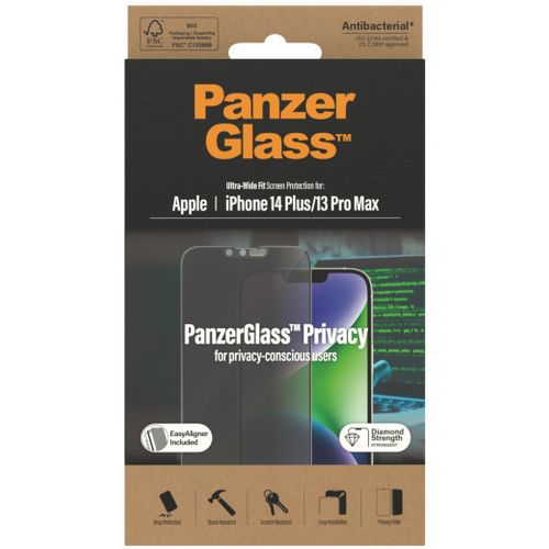 PanzerGlass zaštitno staklo UWF Privacy AB w. Applicator za iPhone 13 Pro Max/14 Plus slika 2