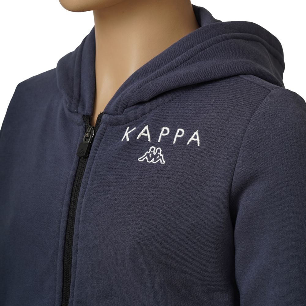 Kappa Dječiji duks na kopčanje sa kapuljačom Logo Sifla slika 3