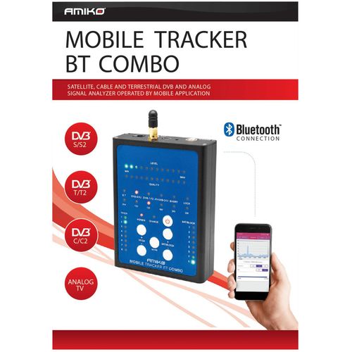 Amiko Instrument merni, DVB-S2/T2/C, Bluetooth - Mobile Tracker BT Combo slika 2