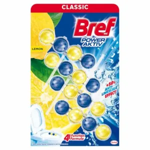 Bref WC osveživač  Power Aktiv Lemon 4x50g