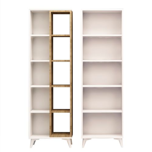 Potenza Oak White Bookshelf slika 3