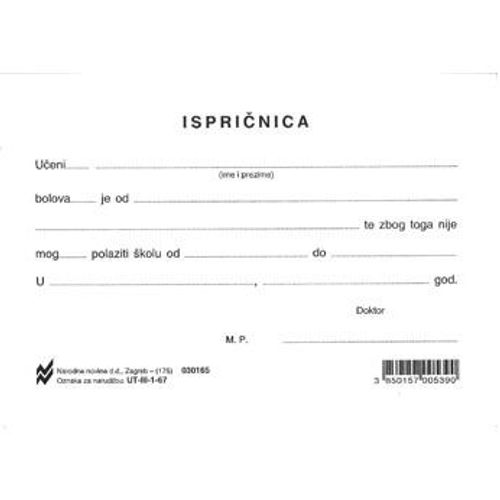 ispricnica