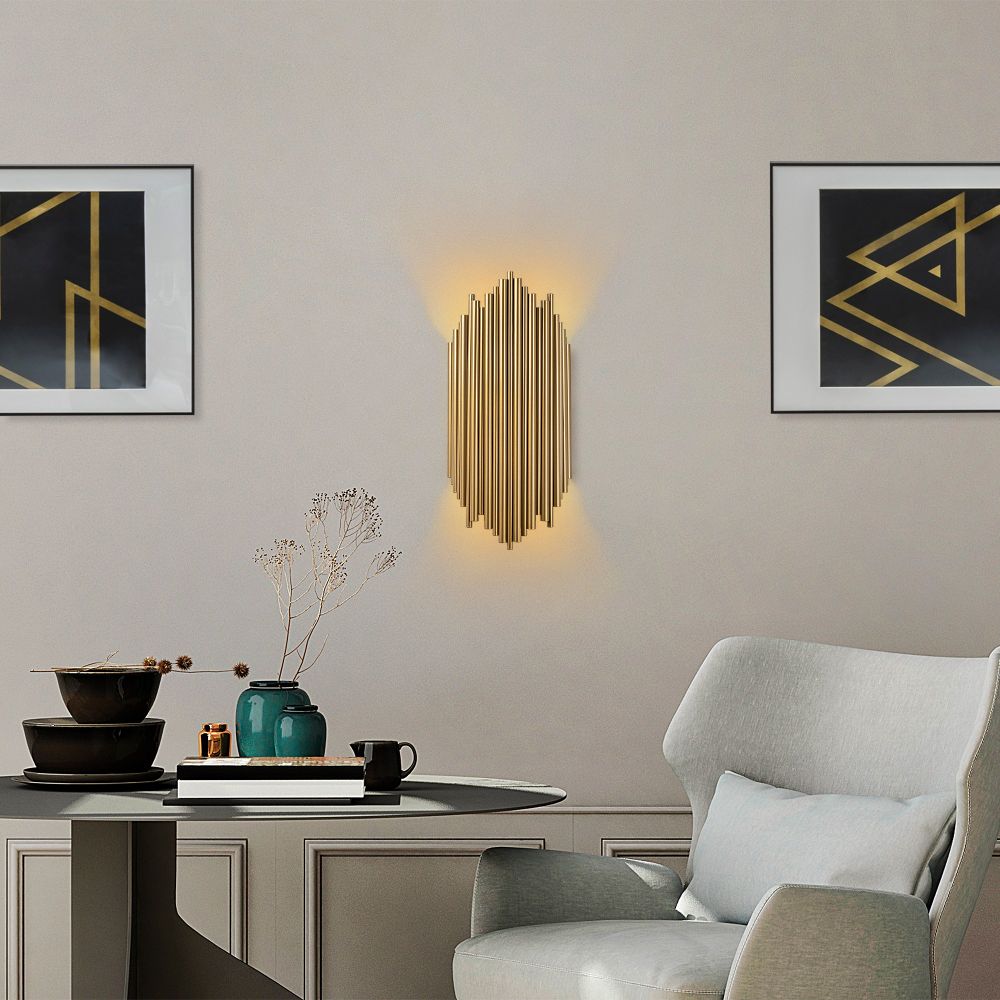 Zidna Lampa Kara - 13346 Zlatna slika 2