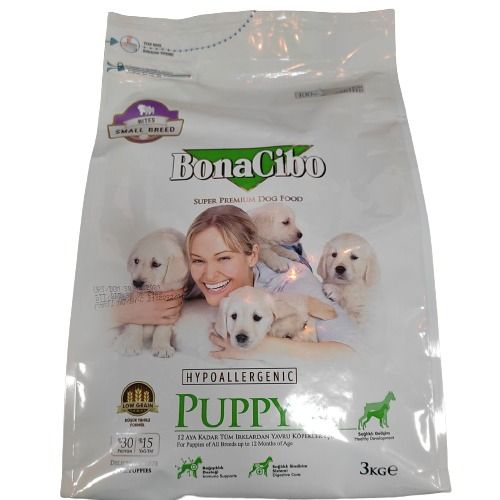 BonaCibo super premium hrana za mini štence - mini puppy - jagnjetina i pirinač 3kg slika 1