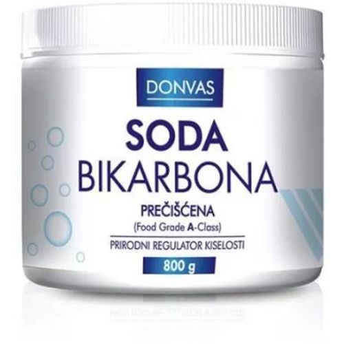 SODA BIKARBONA DONVAS® prečišćena, 800g + GRATIS SODA BIKARBONA DONVAS® prečišćena, 180g slika 1