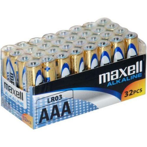 Maxell alkalne baterije LR-3/AAA, 32 komada slika 1