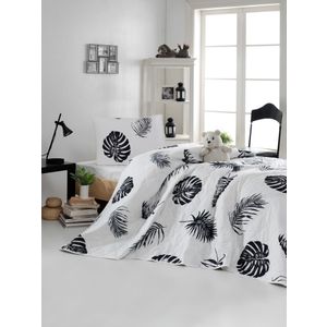 L'essential Maison Dominik - White White
Black Ranforce Single Bedspread Set