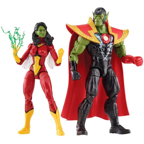 Marvel Avengers Beyond Earth Mightiest Skrull Queen & Super Skrull figures 15cm slika 1