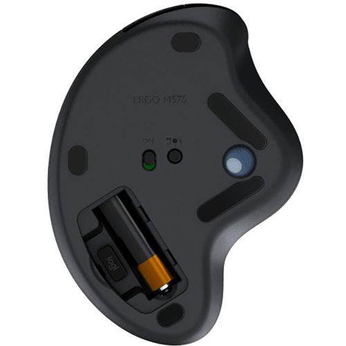 LOGITECH M575 ERGO Bluetooth Trackball Graphite miš slika 1