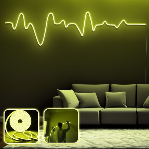 Gamer Adrenaline - XL - Yellow Yellow Decorative Wall Led Lighting slika 1