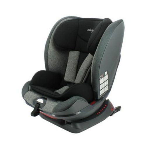 MIGO Auto sedište DENVER 1/2/3 (9-36KG), GREY/BLACK slika 1