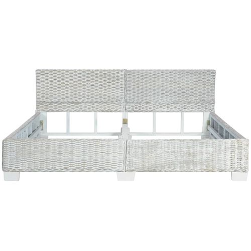 Okvir za krevet od prirodnog ratana sivi 180 x 200 cm slika 10