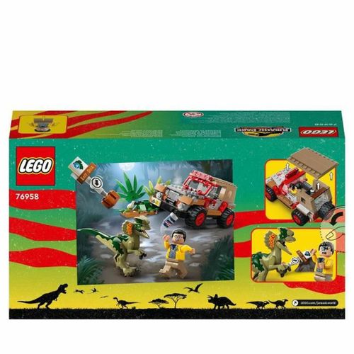 Playset Lego Jurassic Park 30th Anniversary 76958 Dilophosaurus Ambush 211 Dijelovi slika 2