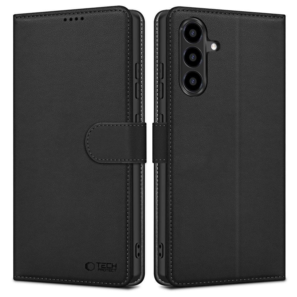 TECH-PROTECT WALLET PREKLOPNA FUTROLA ZA SAMSUNG GALAXY A57 5G crna slika 3