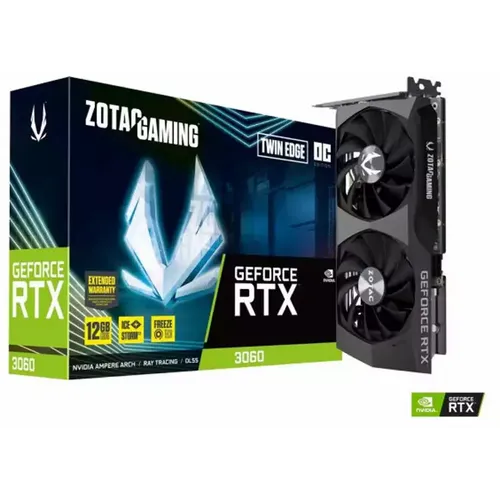 Grafička karta Zotac Gaming Geforce RTX 3060 Twin Edge 12GB 192 bit 3xDP/HDMI slika 1