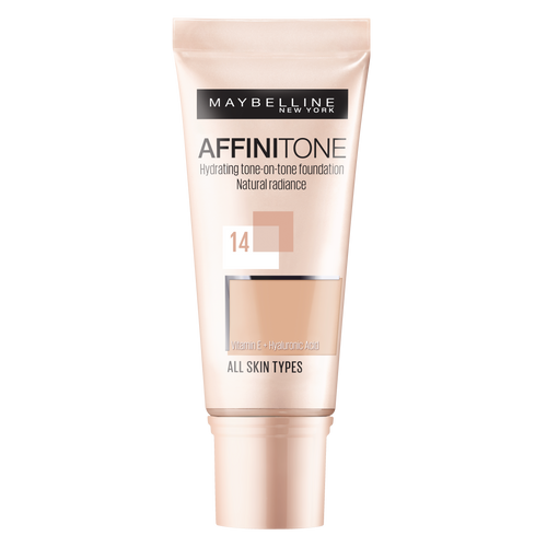 Maybelline New York Affinitone Tekući puder 14 Creamy Beige slika 1