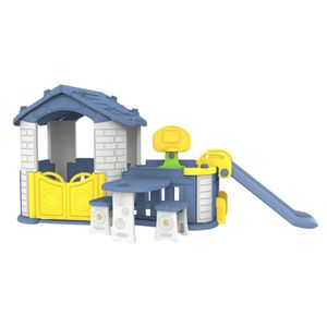Set HOUSE 5u1 - plavi - plastično dječje igralište