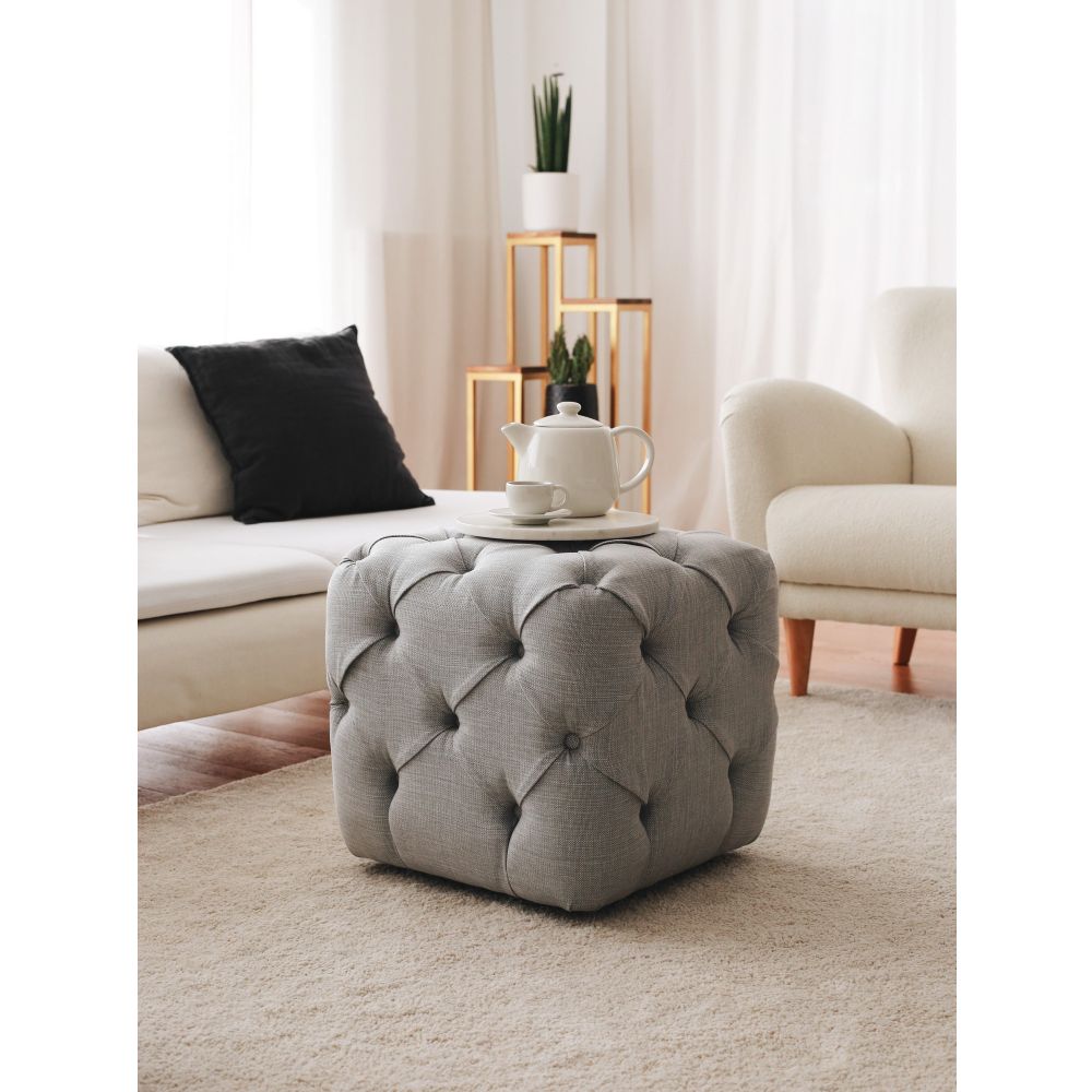 Kup Chester - Sivi Pouf slika 2