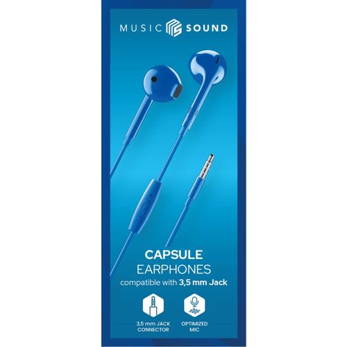 Cellularline Music Sound in-ear slušalice blue slika 1