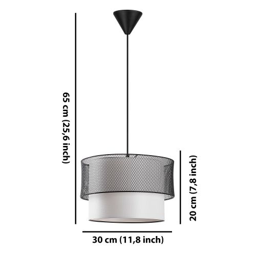 Cake Metal - White, Black White
Black Chandelier slika 5